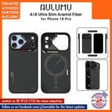 Aulumu A18 Ultra Slim Aramid Fiber Case for iPhone 18 Pro Max / 18 Pro / 17 Pro Max / 17 Pro