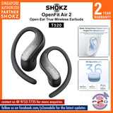 SHOKZ OpenFit Air 2 T520 | Open-Ear Lightweight True Wireless Earbuds [2 Years Warranty]