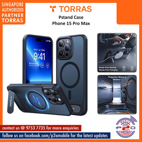 Torras Pstand for iPhone 15 Pro Max