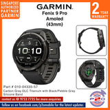 Garmin Fenix 9 Pro (43mm) - Premium Multisport GPS Smartwatch