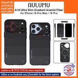 Aulumu A18 Ultra Slim Gradient Aramid Fiber Case for iPhone 18 Pro Max / 18 Pro / 17 Pro Max / 17