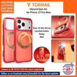 Torras Ostand Spin Air Year of the Horse Limited Edition for iPhone 17 Pro Max / 17 Pro