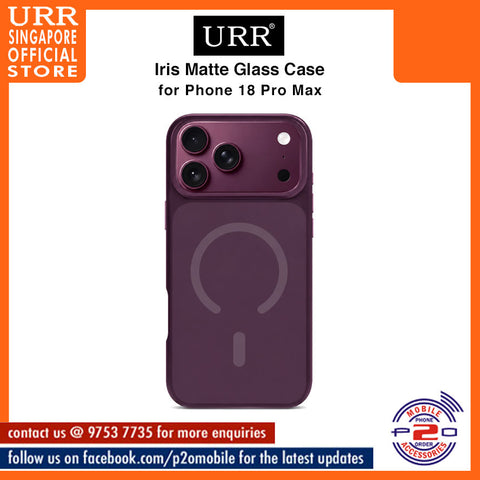 URR IRIS Matte Glass Case for iPhone 18 Pro Max / 18 Pro