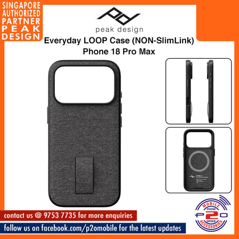 Peak Design Everyday LOOP Case (NON-SlimLink) for iPhone 18 Pro Max / 18 Pro