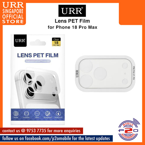 URR Pet Film Back Camera for iPhone 18 Pro Max / 18 Pro