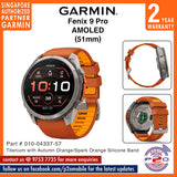 Garmin Fenix 9 Pro (51mm) - Premium Multisport GPS Smartwatch
