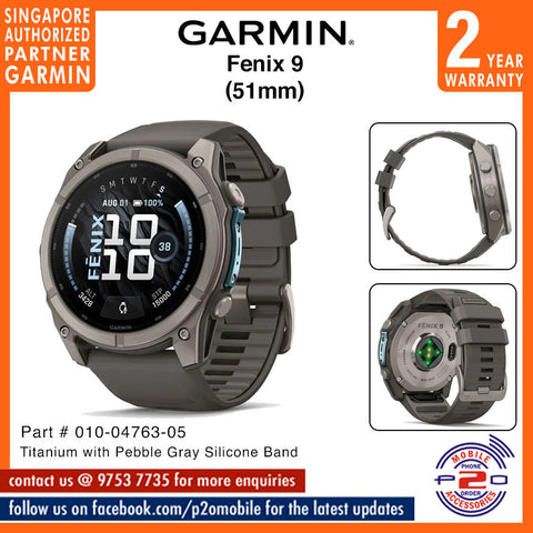 Garmin Fenix 9 (51mm) - Premium Multisport GPS Smartwatch