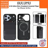 Aulumu A18 Ultra Slim Gradient Aramid Fiber Case for iPhone 18 Pro Max / 18 Pro / 17 Pro Max / 17