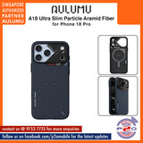 Aulumu A18 Ultra Slim Particle Aramid Fiber Case for iPhone 18 Pro Max / 18 Pro / 17 Pro Max / 17 Pro Series