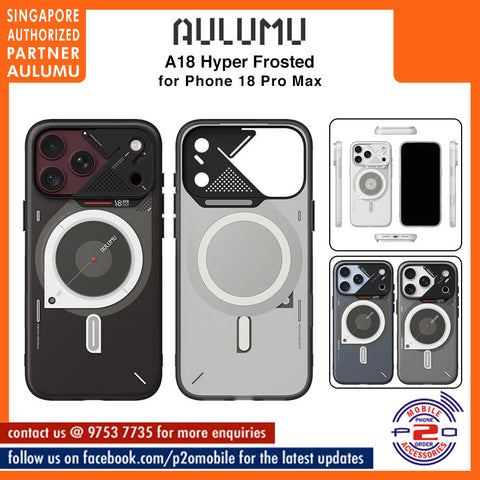 Aulumu A18 Hyper Frosted Case for iPhone 18 Pro Max / 18 Pro / 17 Pro Max / 17 Pro