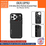 Aulumu A18 Ultra Slim Particle Aramid Fiber Case for iPhone 18 Pro Max / 18 Pro / 17 Pro Max / 17 Pro Series
