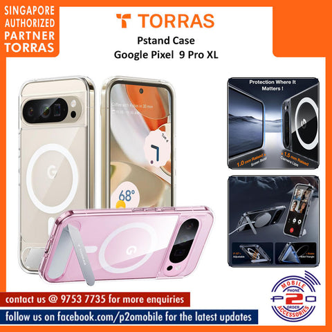 Torras Pstand case for Google Pixel 9 Pro XL / Pixel 9 Pro / Pixel 9