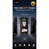URR 2-Way CLEAR Privacy 2.5D Full Tempered Glass with Aligner Kit for iPhone 18 Pro Max / 18 Pro