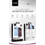 URR IRIS Matte Glass Case for iPhone 18 Pro Max / 18 Pro