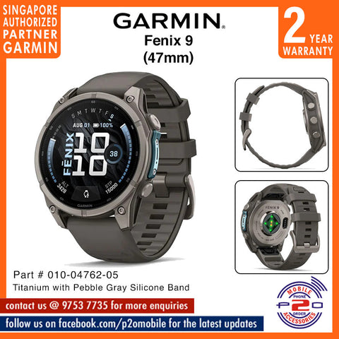 Garmin Fenix 9 (47mm) - Premium Multisport GPS Smartwatch