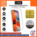 URR DiamondLIKE 0.15mm Ultra Slim Crystal Clear Tempered Glass for iPhone 17 Pro Max / 17 Pro