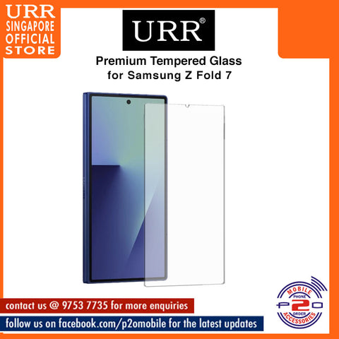 URR Entire HD Glass 2.5D Full Tempered Glass for Samsung Galaxy Z Fold 7