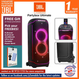 JBL PartyBox Ultimate Massive party speaker with powerful sound, multi-dimensional lightshow, and splashproof design