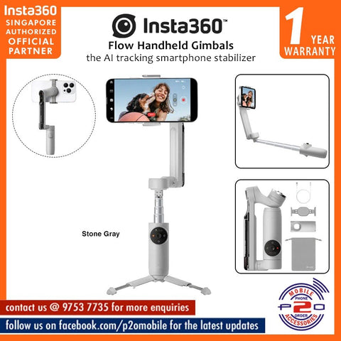 Insta360 Flow - The AI Tracking Smartphone Stabilizer Handheld Gimbals