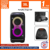 JBL PartyBox Stage 320 Portable Bluetooth party speaker with light effects