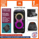 JBL PartyBox Stage 320 Portable Bluetooth party speaker with light effects