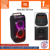 JBL PartyBox Club 120 Portable Bluetooth party speaker with light effects