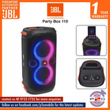 JBL PartyBox 110 Portable Bluetooth Speaker