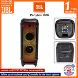 JBL PartyBox 1000 Powerful Bluetooth Party Speaker with Full Panel Light Effects