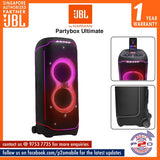 JBL PartyBox Ultimate Massive party speaker with powerful sound, multi-dimensional lightshow, and splashproof design