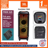 JBL PartyBox 1000 Powerful Bluetooth Party Speaker with Full Panel Light Effects