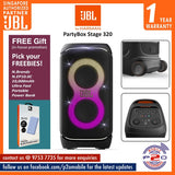 JBL PartyBox Stage 320 Portable Bluetooth party speaker with light effects