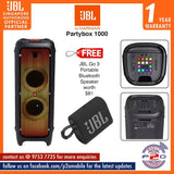 JBL PartyBox 1000 Powerful Bluetooth Party Speaker with Full Panel Light Effects