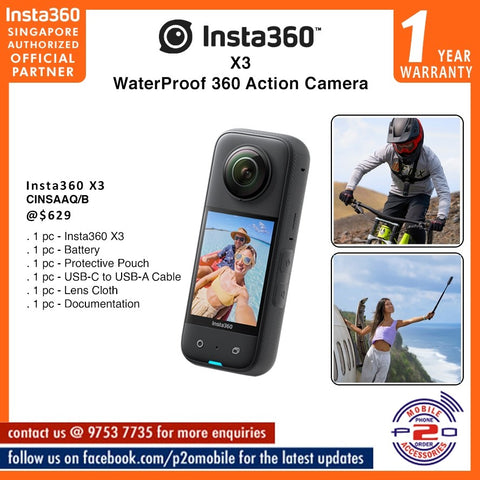 Insta360 X3 Action Camera