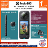 Insta360 X4 8K30fps 360 Action Camera - No Drone No Problem Bundle
