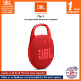 JBL Clip 5 (JBL Clip5) Ultra-Portable Bluetooth Speaker