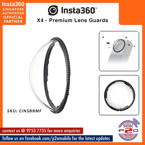 Insta360 X4 Premium Lens Guards (CINSBBMF)