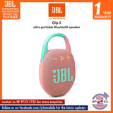 JBL Clip 5 (JBL Clip5) Ultra-Portable Bluetooth Speaker