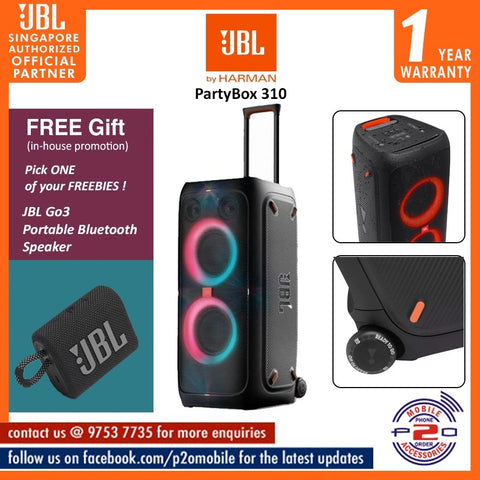 JBL Partybox 310 Portable Party Speaker