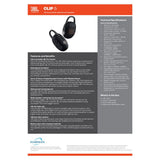 JBL Clip 5 (JBL Clip5) Ultra-Portable Bluetooth Speaker