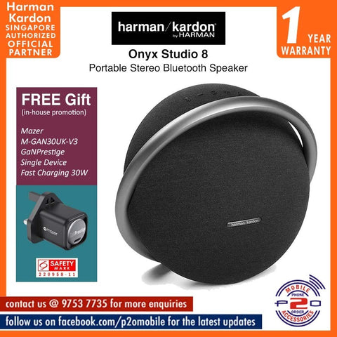 Harman Kardon Onyx Studio 8 Portable Stereo Bluetooth Speaker