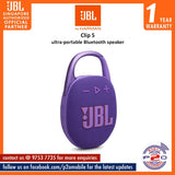 JBL Clip 5 (JBL Clip5) Ultra-Portable Bluetooth Speaker