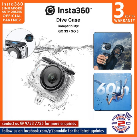 Insta360 GO 3S / GO 3 Dive Case, CINSBATQ