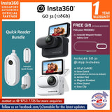 Insta360 GO 3S (128GB) Quick Reader Bundle / Insta360 GO3S (128GB) Quick Reader Bundle