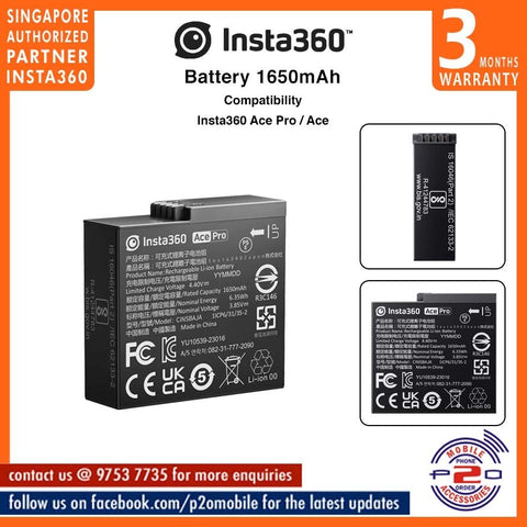 Insta360 Ace / Ace Pro Battery