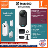 Insta360 GO 3S (128GB) Quick Reader Bundle / Insta360 GO3S (128GB) Quick Reader Bundle