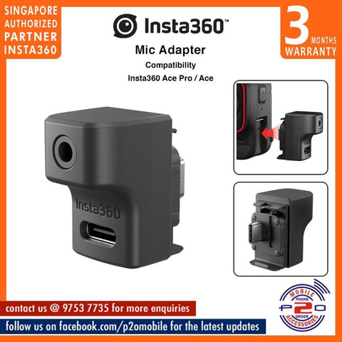 Insta360 Ace / Ace Pro Mic Adapter