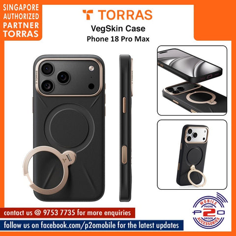 Torras Ostand Q3 VegSkin for iPhone 18 Pro Max / 18 Pro