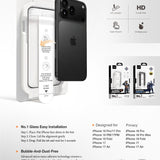URR 2-Way CLEAR Privacy 2.5D Full Tempered Glass with Aligner Kit for iPhone 18 Pro Max / 18 Pro