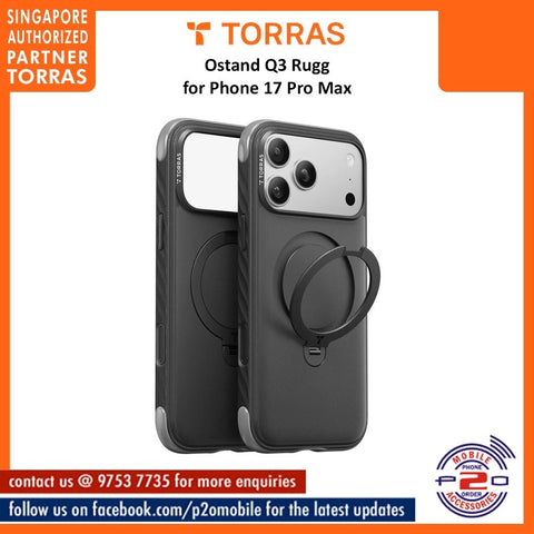 Torras Ostand Q3 Rugg for iPhone 17 Pro Max / 17 Pro