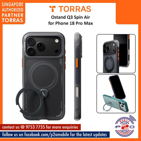Torras Ostand Q3 Air for iPhone 18 Pro Max / 18 Pro